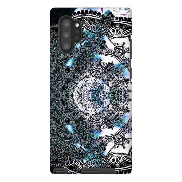 Galaxy Note 10 plus StrongFit Ink tie dye mandala by Oana 