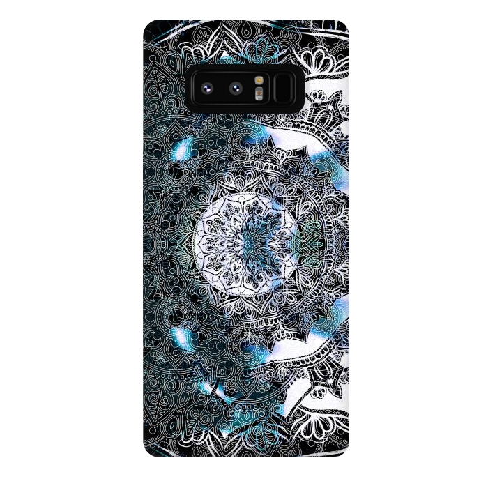 Galaxy Note 8 StrongFit Ink tie dye mandala by Oana 