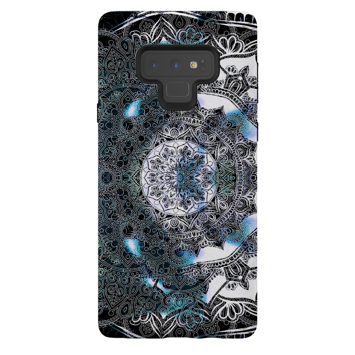 Galaxy Note 9 StrongFit Ink tie dye mandala by Oana 