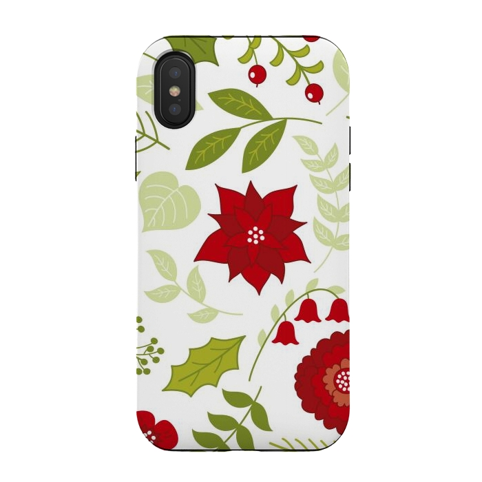 iPhone Xs / X StrongFit Christmas and New Year forest by ArtsCase