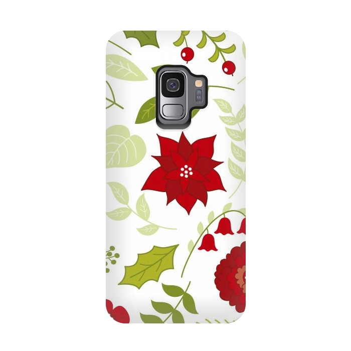 Galaxy S9 StrongFit Christmas and New Year forest by ArtsCase