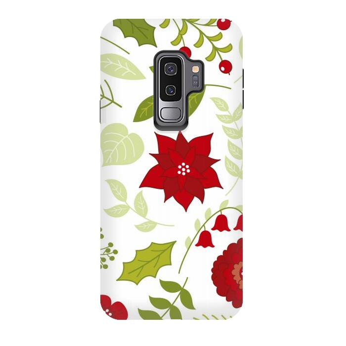 Galaxy S9 plus StrongFit Christmas and New Year forest by ArtsCase