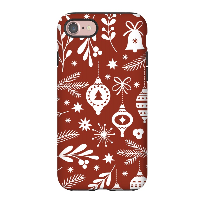 iPhone 7 StrongFit Christmas Pattern II by ArtsCase