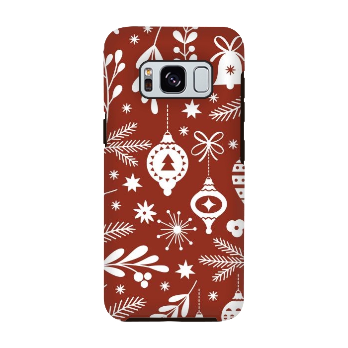 Galaxy S8 StrongFit Christmas Pattern II by ArtsCase