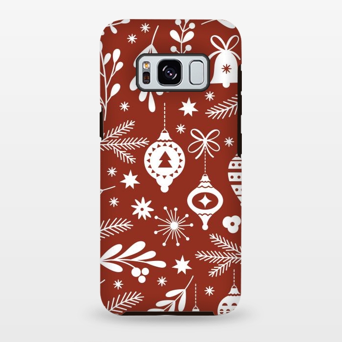 Galaxy S8 plus StrongFit Christmas Pattern II by ArtsCase