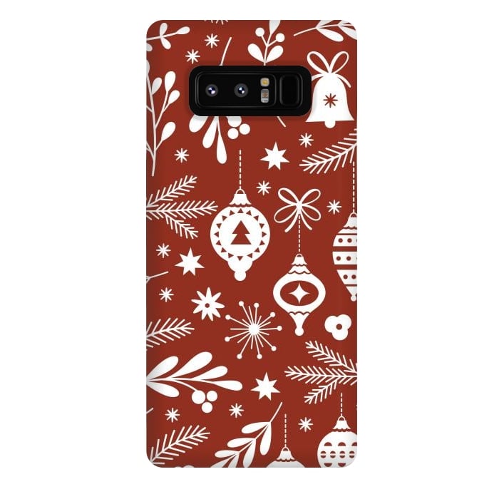 Galaxy Note 8 StrongFit Christmas Pattern II by ArtsCase