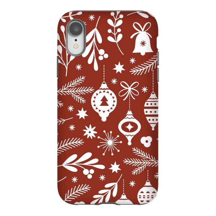 iPhone Xr StrongFit Christmas Pattern II by ArtsCase