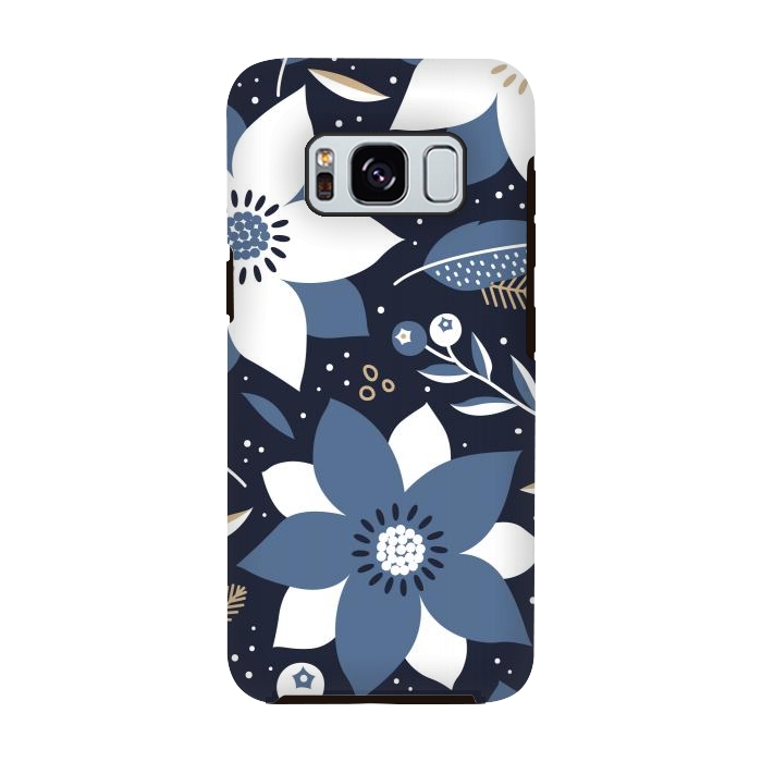 Galaxy S8 StrongFit Festive Floral Design by ArtsCase
