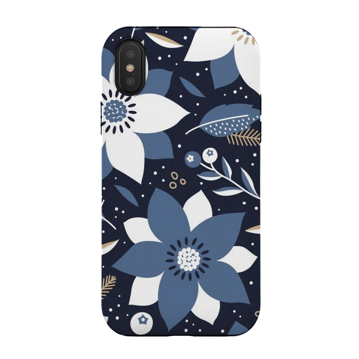 iPhone Xs / X StrongFit Festive Floral Design by ArtsCase