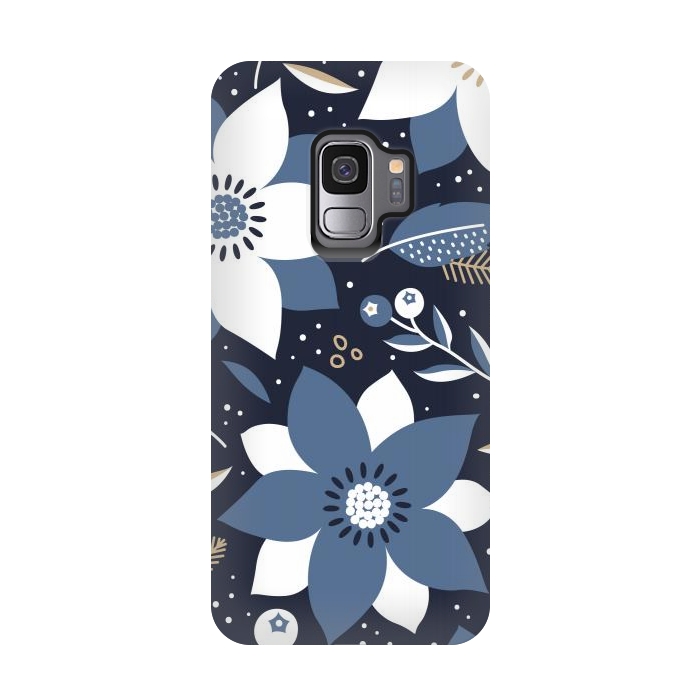 Galaxy S9 StrongFit Festive Floral Design by ArtsCase