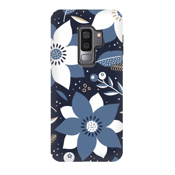 Galaxy S9 plus StrongFit Festive Floral Design by ArtsCase