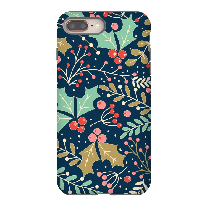 iPhone 7 plus StrongFit Holly Jolly Christmas by ArtsCase