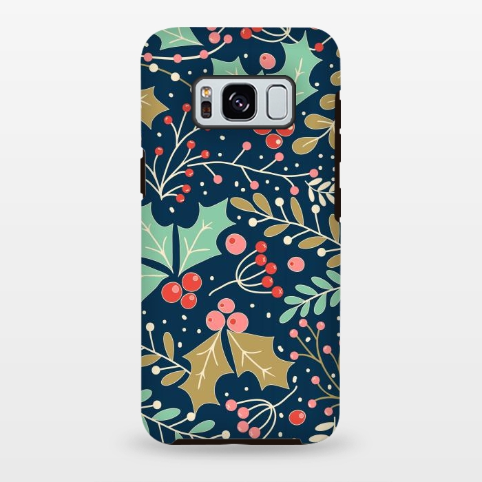 Galaxy S8 plus StrongFit Holly Jolly Christmas by ArtsCase