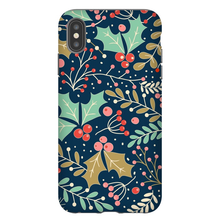 iPhone Xs Max StrongFit Holly Jolly Christmas by ArtsCase
