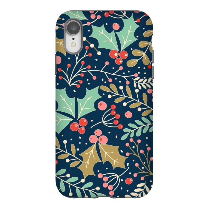 iPhone Xr StrongFit Holly Jolly Christmas by ArtsCase