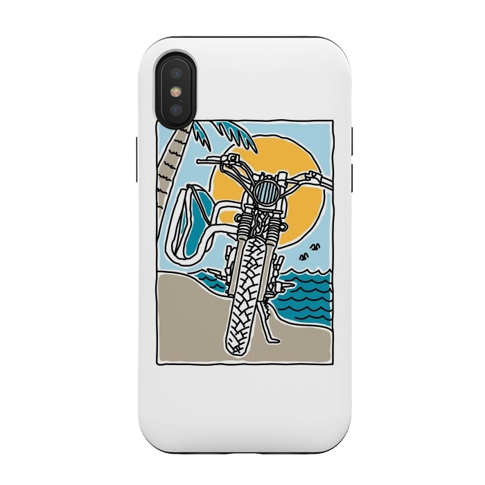 iPhone Xs / X StrongFit Ride and Surf 2 by Afif Quilimo