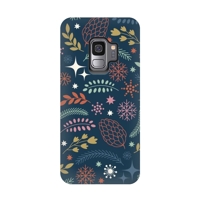 Galaxy S9 StrongFit Welcome Christmas by ArtsCase