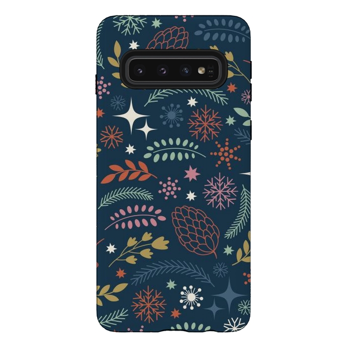 Galaxy S10 StrongFit Welcome Christmas by ArtsCase