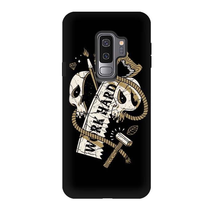 Galaxy S9 plus StrongFit Work Hard Until Die by Afif Quilimo