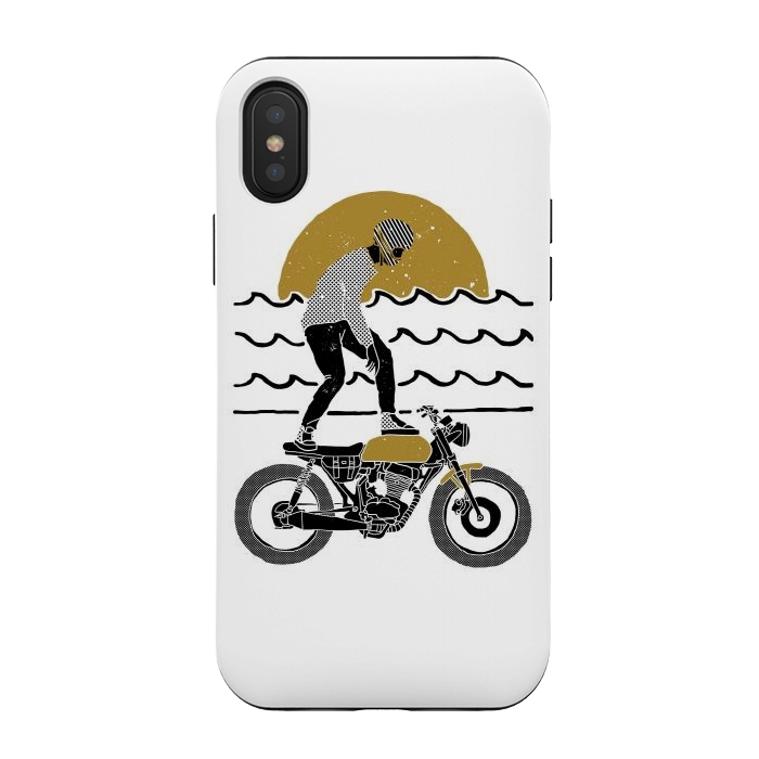 iPhone Xs / X StrongFit Ride Surf by Afif Quilimo