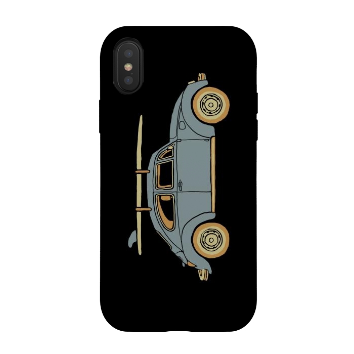 iPhone Xs / X StrongFit Surf Car 2 by Afif Quilimo