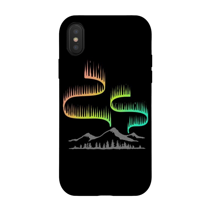 iPhone Xs / X StrongFit Aurora by Afif Quilimo