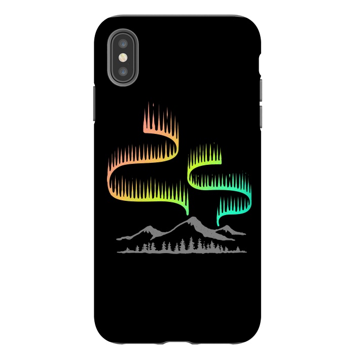 iPhone Xs Max StrongFit Aurora by Afif Quilimo