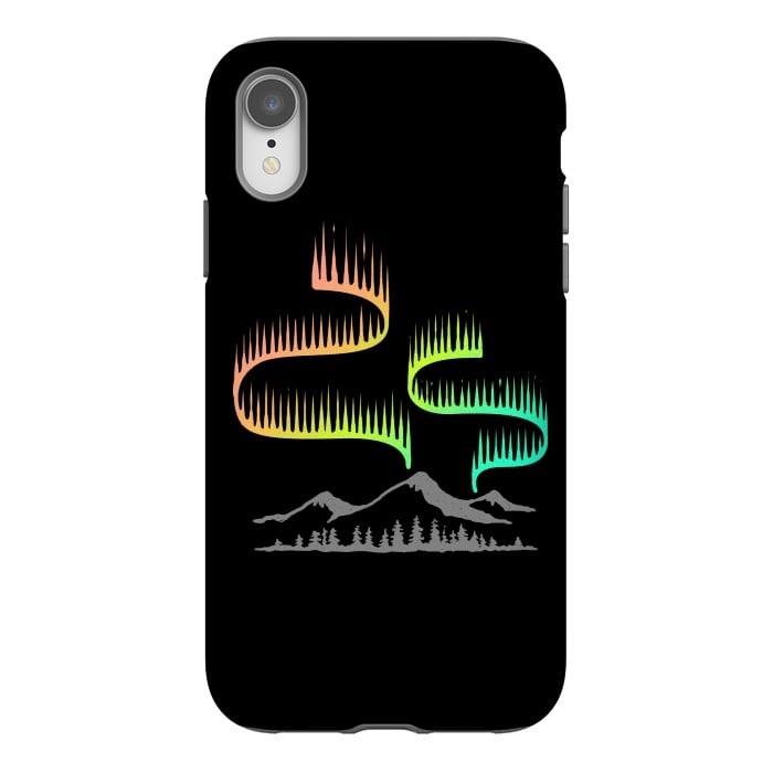 iPhone Xr StrongFit Aurora by Afif Quilimo