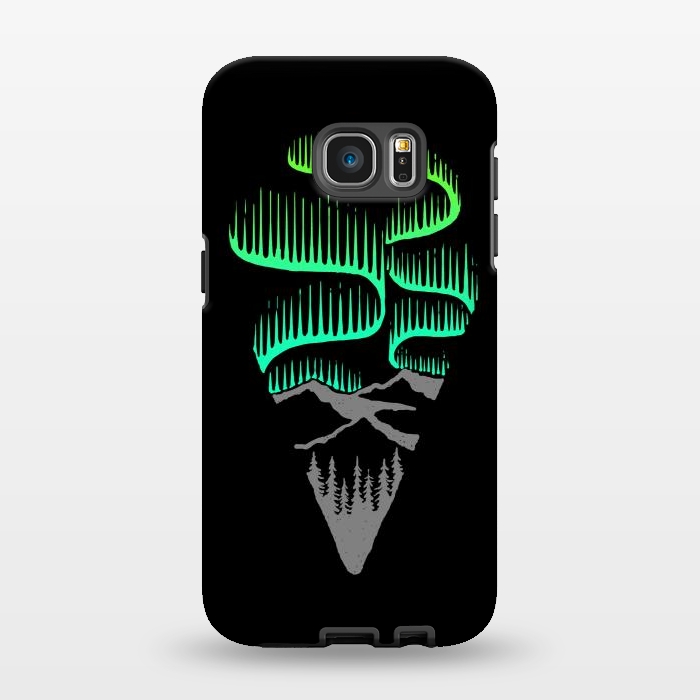 Galaxy S7 EDGE StrongFit Aurora Borealis by Afif Quilimo