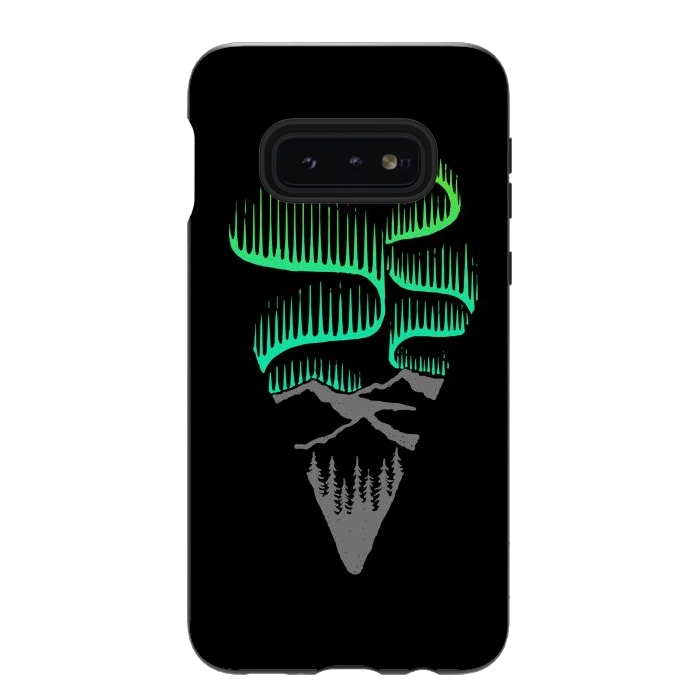 Galaxy S10e StrongFit Aurora Borealis by Afif Quilimo