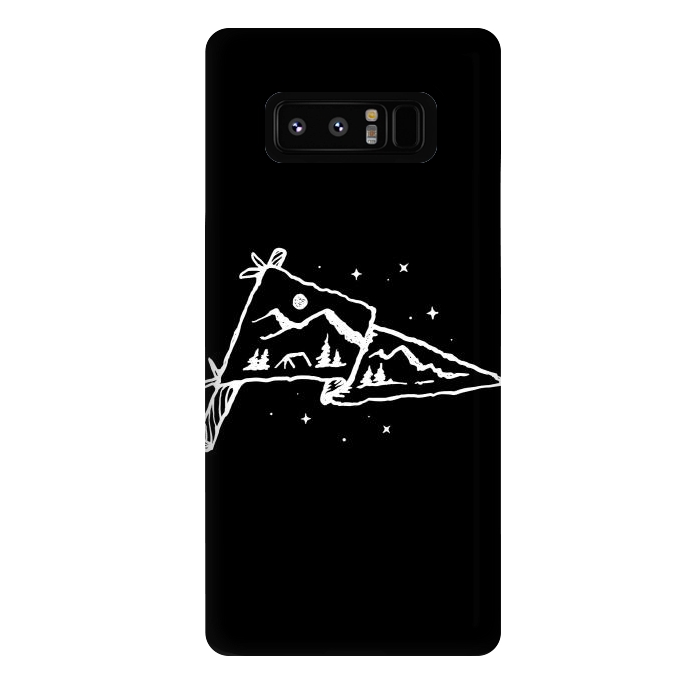 Galaxy Note 8 StrongFit Camp Flag by Afif Quilimo