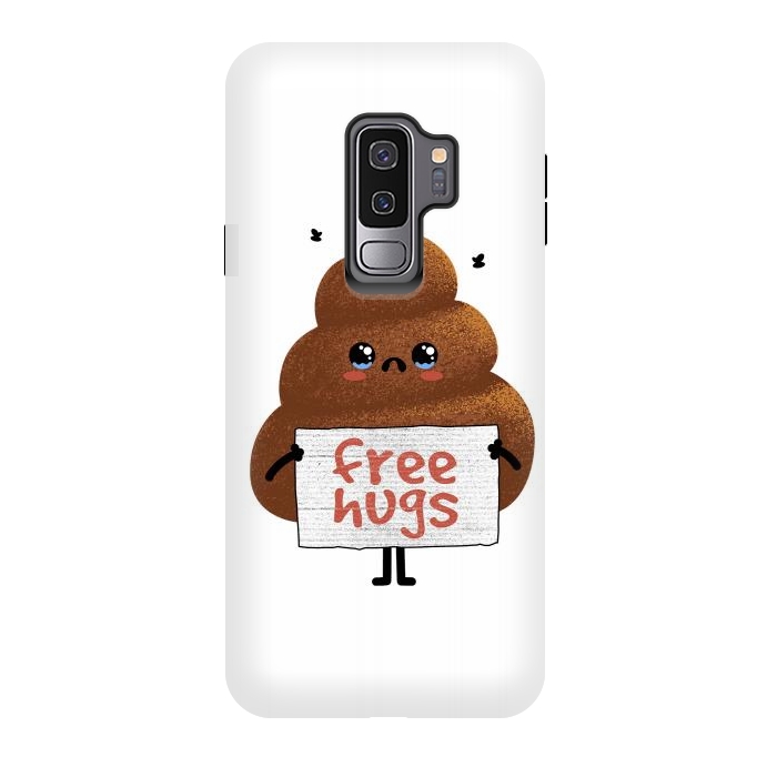 Galaxy S9 plus StrongFit Free Hugs Poop by Afif Quilimo