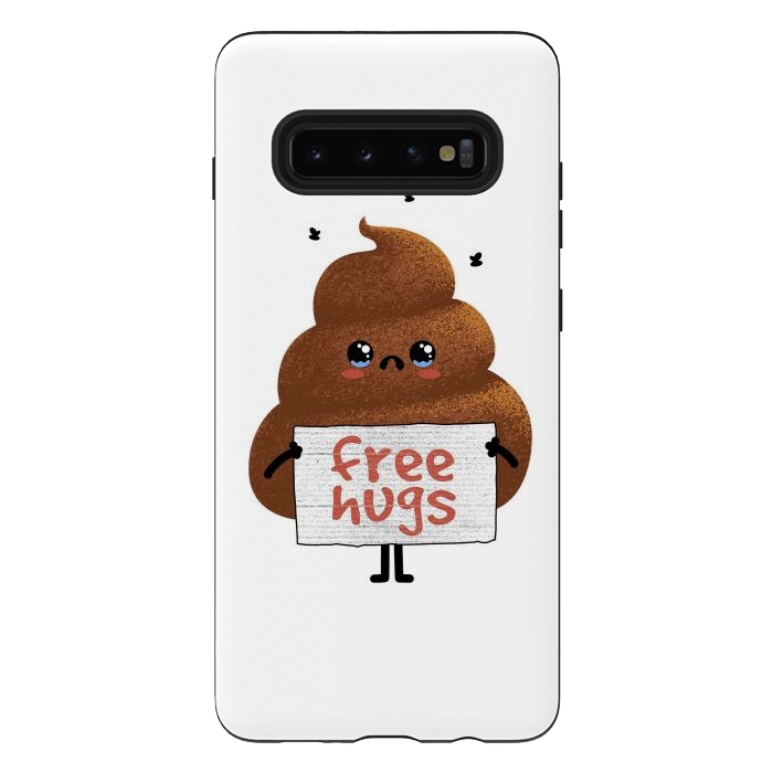 Galaxy S10 plus StrongFit Free Hugs Poop by Afif Quilimo