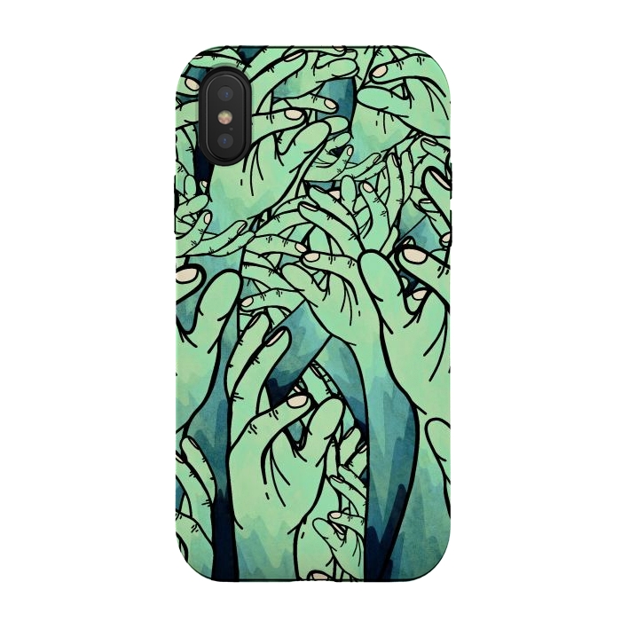 iPhone Xs / X StrongFit Zombies! by Steve Wade (Swade)