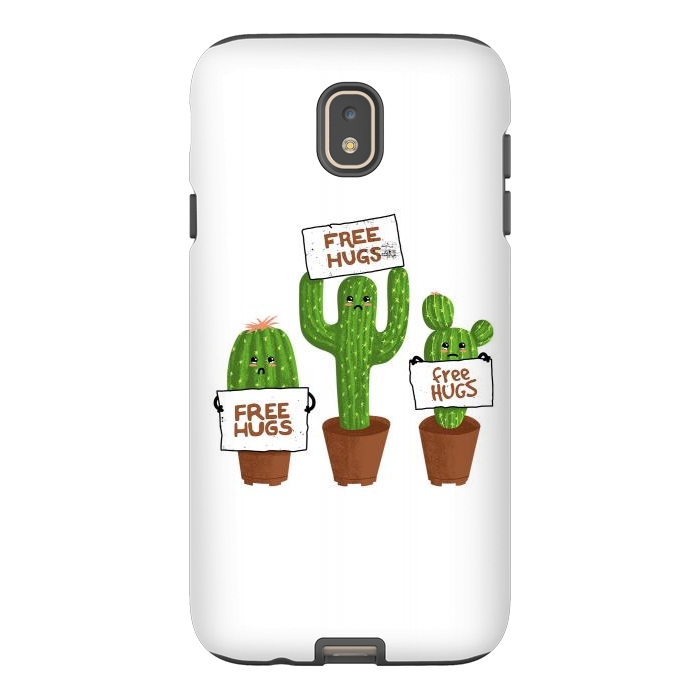 Galaxy J7 StrongFit Free Hugs Cactus by Afif Quilimo