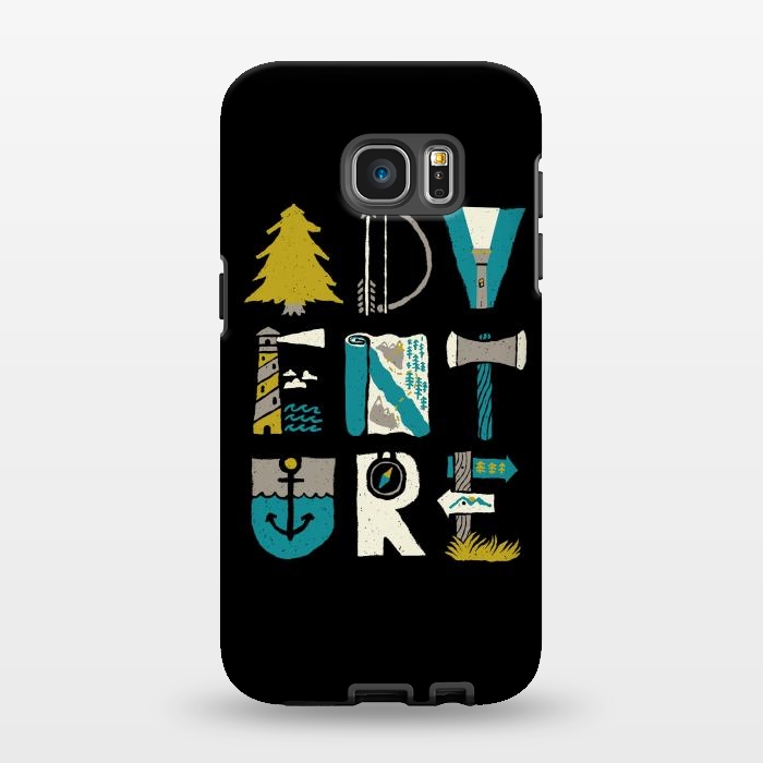 Galaxy S7 EDGE StrongFit Adventure Typo by Afif Quilimo