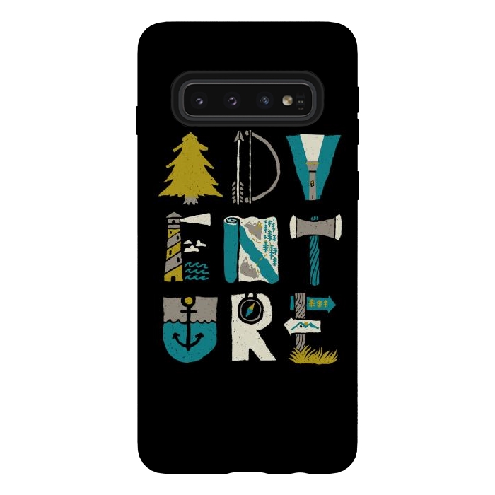Galaxy S10 StrongFit Adventure Typo by Afif Quilimo