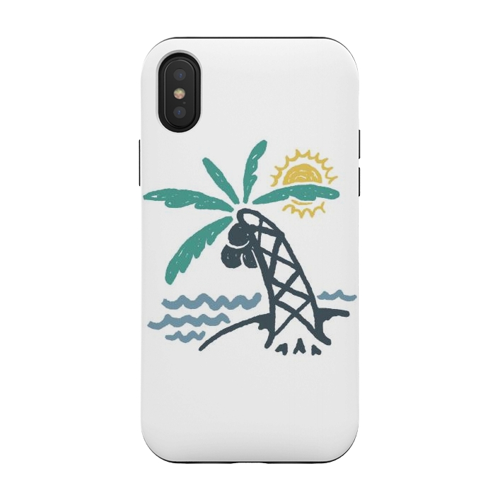 iPhone Xs / X StrongFit Hello Summer by Afif Quilimo