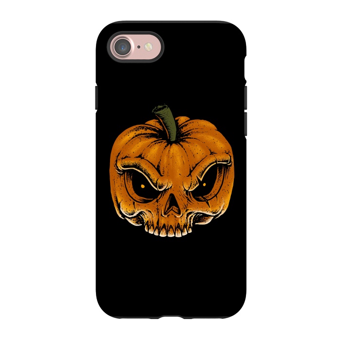 iPhone 7 StrongFit Skull Pumkin by Afif Quilimo