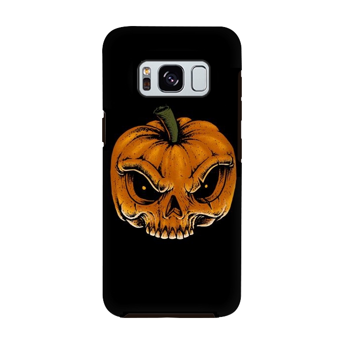 Galaxy S8 StrongFit Skull Pumkin by Afif Quilimo