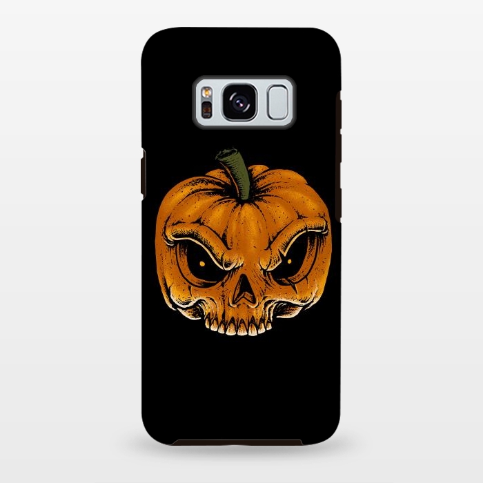 Galaxy S8 plus StrongFit Skull Pumkin by Afif Quilimo