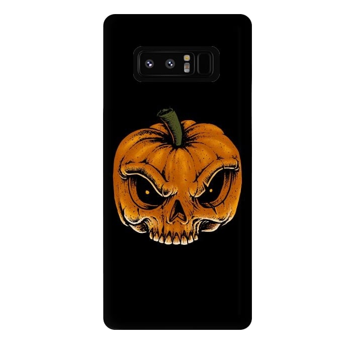 Galaxy Note 8 StrongFit Skull Pumkin by Afif Quilimo