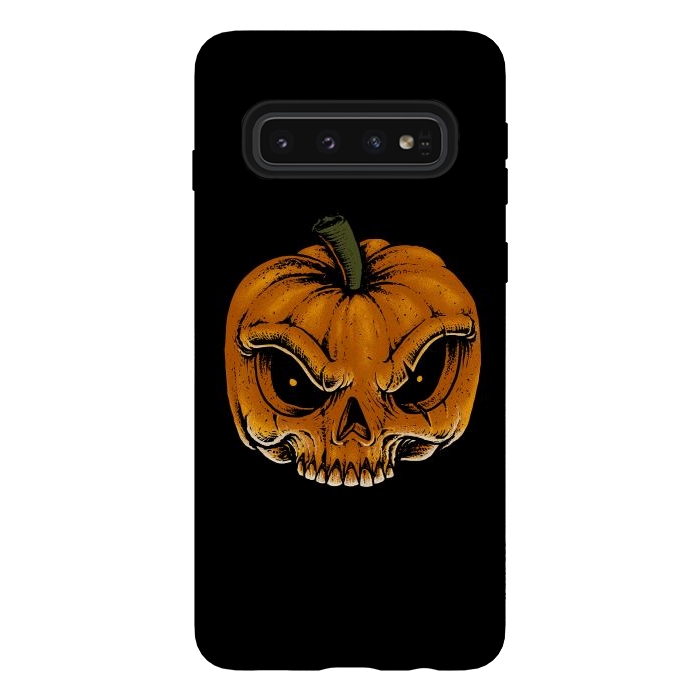 Galaxy S10 StrongFit Skull Pumkin by Afif Quilimo