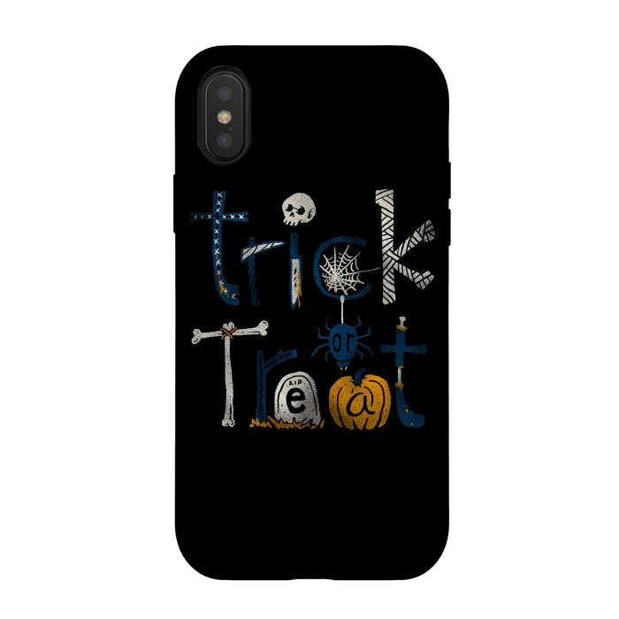 iPhone Xs / X StrongFit Trick or Treat by Afif Quilimo