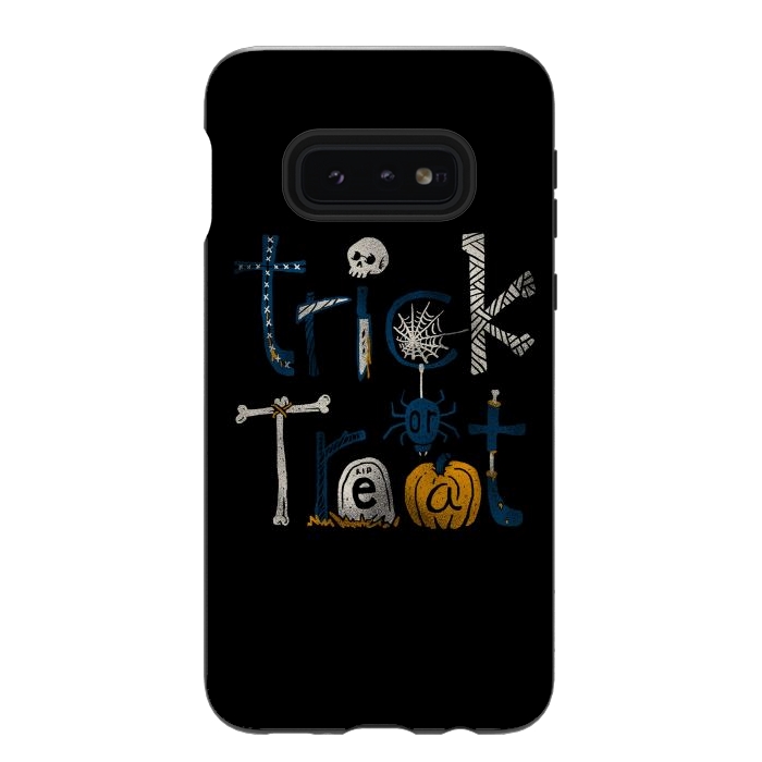 Galaxy S10e StrongFit Trick or Treat by Afif Quilimo