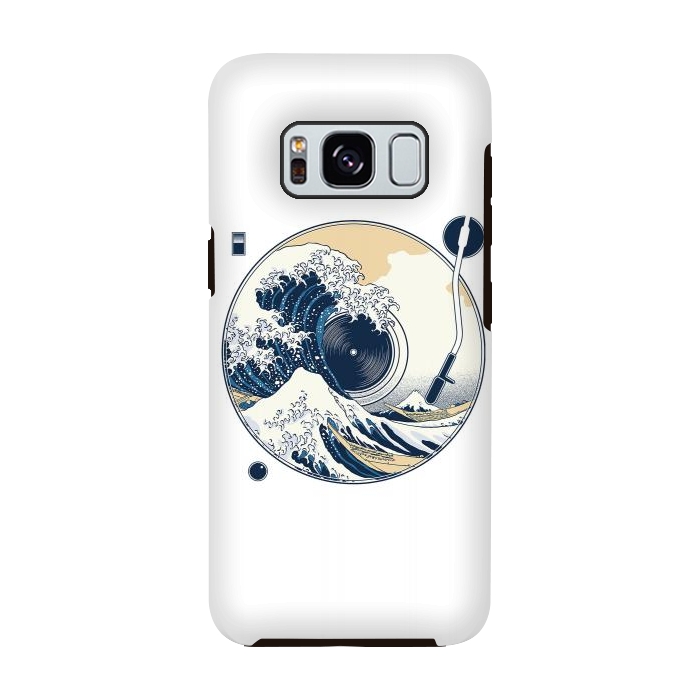 Galaxy S8 StrongFit The Great Wave off Sound by Afif Quilimo