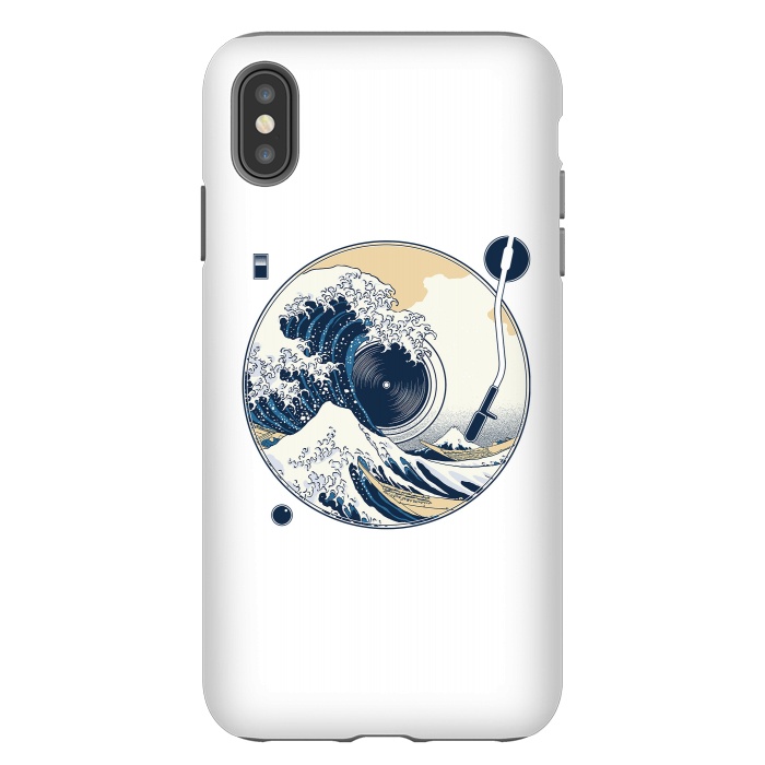 iPhone Xs Max StrongFit The Great Wave off Sound by Afif Quilimo
