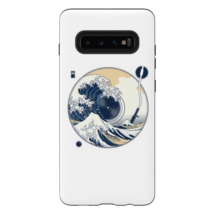 Galaxy S10 plus StrongFit The Great Wave off Sound by Afif Quilimo