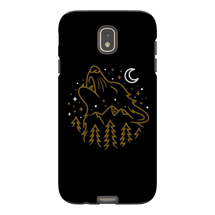 Galaxy J7 StrongFit Wolf Howling by Afif Quilimo