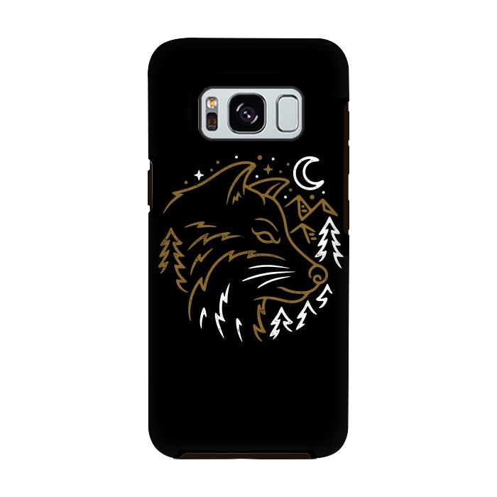 Galaxy S8 StrongFit Wolf Wild by Afif Quilimo